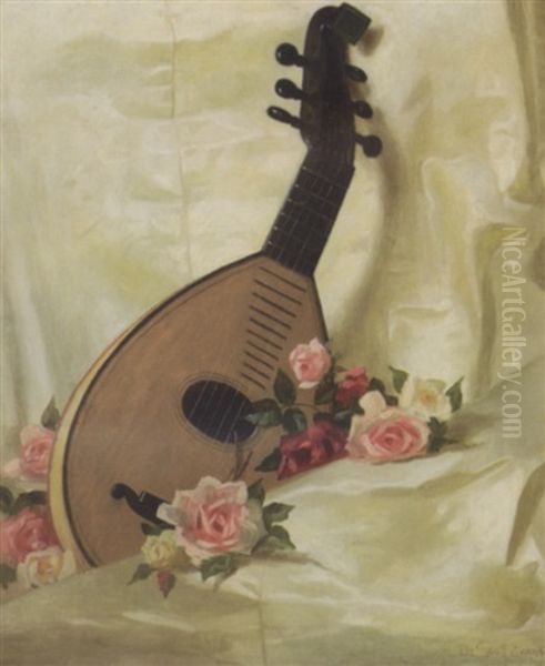 Mandolin And Roses - view 1