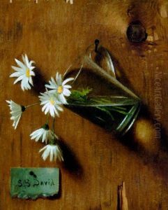 Daisies In A Glass Mug