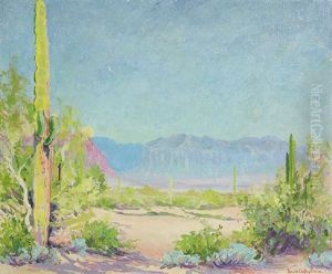 Desert Landscape With Mesas Desert Landscape With Mesas