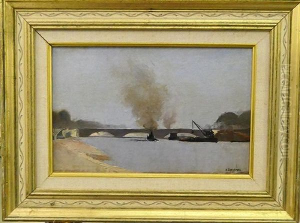 French Bridge Scene - view 1