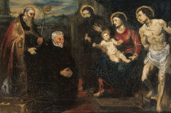 Madonna And Child With Donor, After Tintoretto - view 1