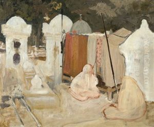 Arab Cemetary In Blidah (1897-98) by Henri Evenepoel