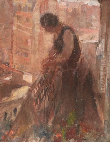 Femme Au Balcon - view 1