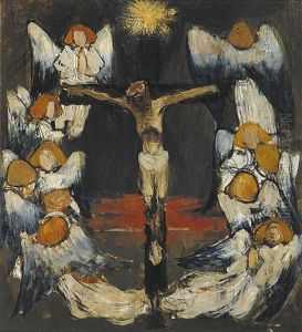 Le Christ Entoure D'anges Le Christ Entoure D'anges