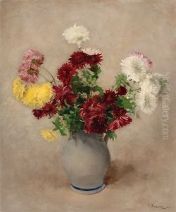 Still Life Of Flowers by Frans Everbag