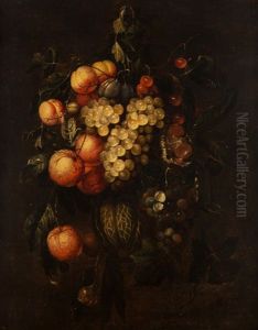A Sumptuous Collection Of Fruit by Frans Van Everbroeck