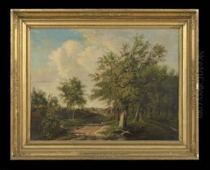 Path Through The Woods by Adrianus van Everdingen