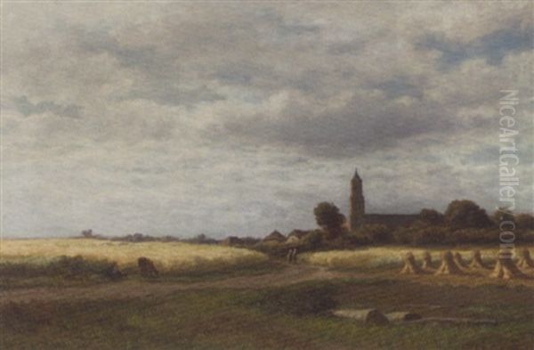 Cornfields In Late Summer - view 1