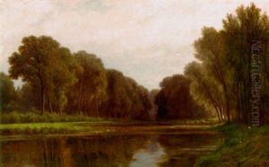 An Extensive River Landscape by Adrianus van Everdingen