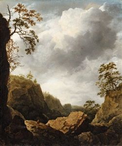 Mountainous Landscape With Travellers Mountainous Landscape With Travellers