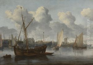 Fishing Boats In A Harbor