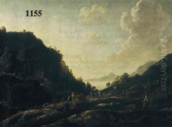 Erzahlerisches Berg- Und Seenmotiv - view 1