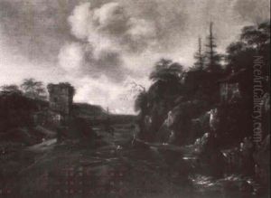 Gebirgslandschaft Am Fluss