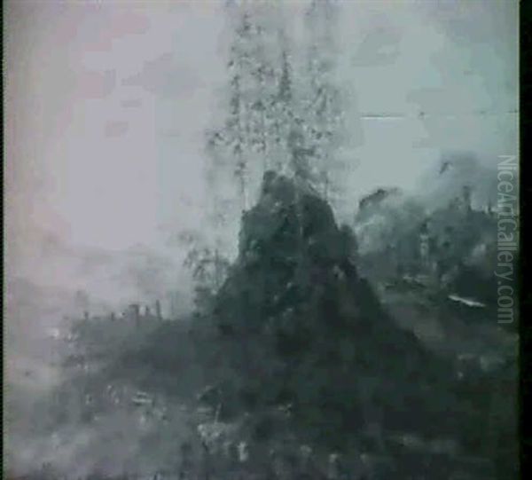 A Landscape Scene With Figures - view 1