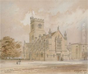 A Preliminary Sketch For St. Barnabas Church, Homerton, Hackney A Preliminary Sketch For St. Barnabas Church, Homerton, Hackney