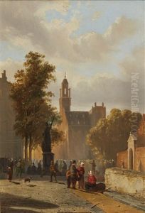 After Church by Adrianus Eversen
