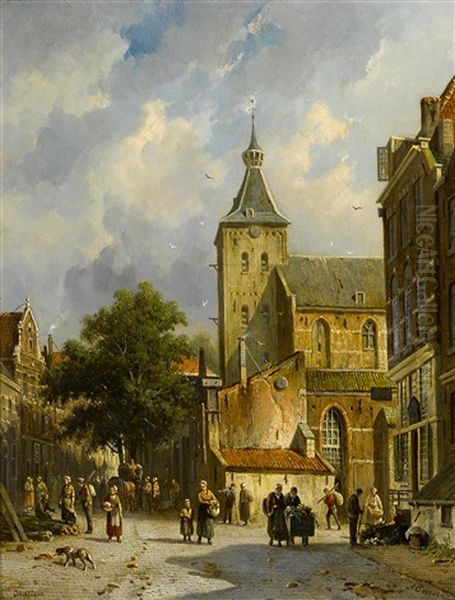 A Street Scene In Hattem - view 1