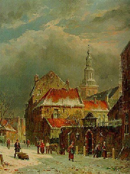 Hiver: Vue A Haarlem - view 1