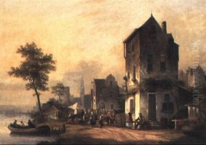 Dutch Market by Adrianus Eversen
