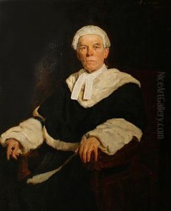 Portrait Of Lord Justice Darling by Reginald Grenville Eves