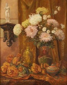 Composition Florale Dans Un Interieur by Paula Evrard