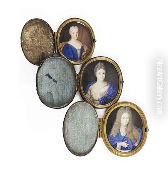 A Gentleman And Lady (part Of The Van Assendelft Family) (3 Works) - view 1