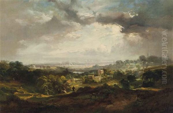 A View Of London From Hampstead Heath - view 1