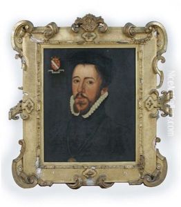 Portrait (thomas, 4th Duke Of Norfolk?) With The Norfolk Coat-of-arms And Motto