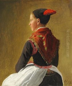 A Girl From Store Magleby Wearing Her Amager Costume