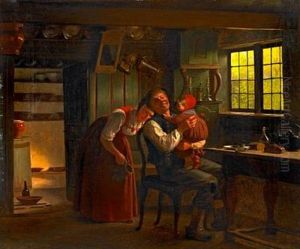 A Happy Family by Johann Julius Exner