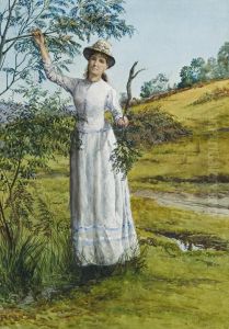 Eliza Ashton (the Artist""s Wife) by Julian Ashton