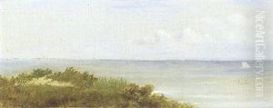 Kustparti. Udsigt Fra Ribe Mod Sonderho by Johann Julius Exner
