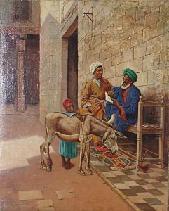 Scorcio Del Cairo Con Personaggi