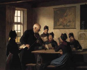 Sangundervisning, S+nderho by Johann Julius Exner