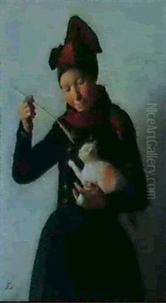 En Pige Legende Med Katte- Killing - view 1