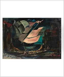 Voilier Dans La Ville, Circa 1935-1940 by Alexandra Exter