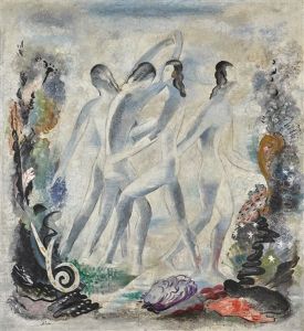 Dancing Nudes by Alexandra Exter