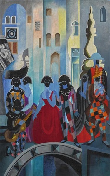 Carnival In Venice by Alexandra Exter