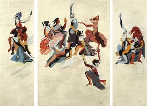 Triptych by Alexandra Exter