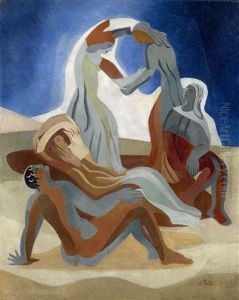 Dancers On A Beach by Alexandra Exter