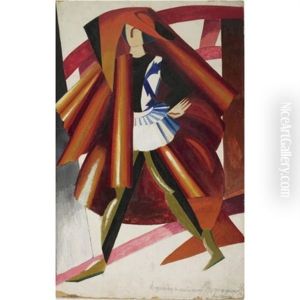 Untitled (costume Design For Romeo From Romeo And Juliet) by Alexandra Exter
