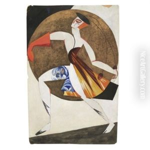 Untitled (costume Design For The Series Of Dances By Elsa Kruger) by Alexandra Exter