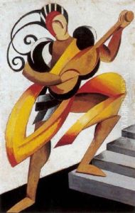 Un Musicien by Alexandra Exter