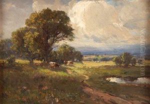 Cattle Grazing In A Landscape" by William Ashton