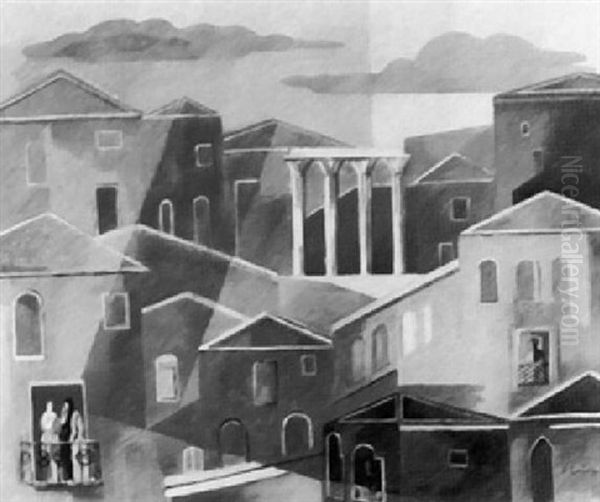 Architectonic Landscape (design For A Decor) - view 1