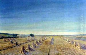 Korenschoven by Dirk den Exter