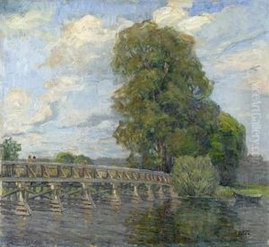 Landschaft by Julius Exter