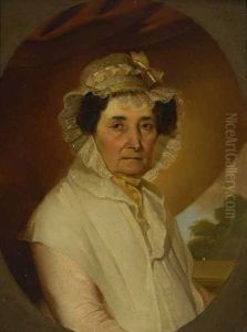Portrat Einer Dame Mit Spitzenhaube by Franz Eybl
