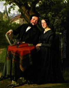 Doppelportrat by Franz Eybl