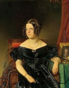 Bildnis Einer Dame by Franz Eybl
